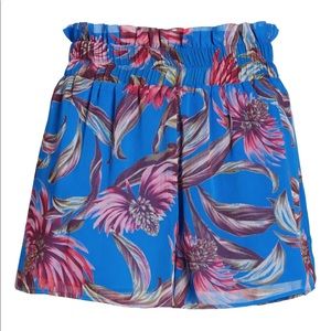 LEITH Floaty Paperbag Waist Shorts